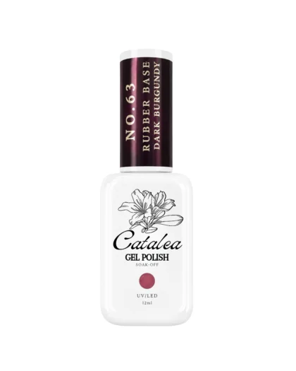 Rubber Base Dark Burgundy No.63 beauty-supply-sidon-lebanon