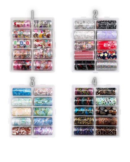 Transfer foil set